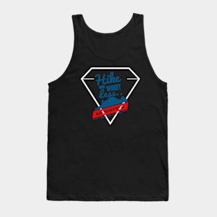 Motivational Quotes - Hike more worry less Tank Top